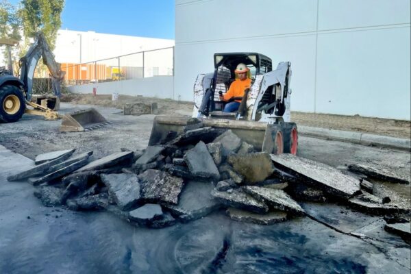 Asphalt pavement demolition