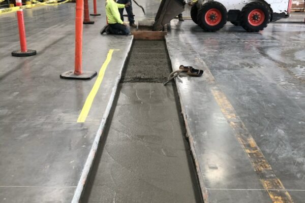 Track Foundation for Telescoping Conveyor