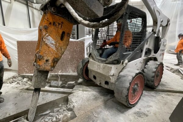 Plumbing Trench Demo