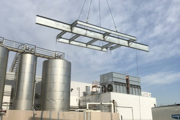 Steel Frame for Roof Condenser