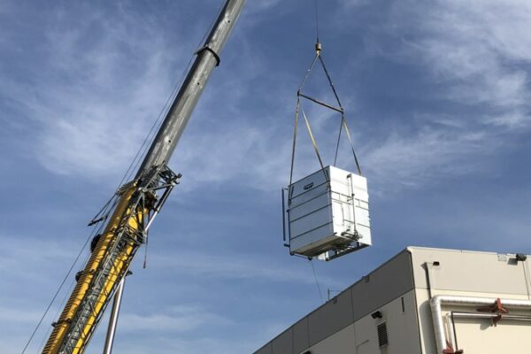 Roof Condenser Install